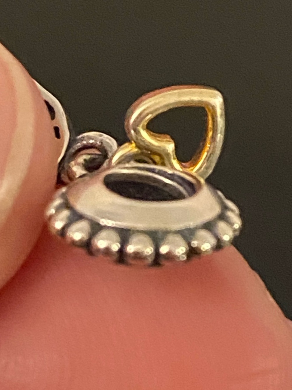 Pandora Love & Guidance Angel’s Wing Dangle Charm 925 Sterling Silver 14k Gold - Picture 4 of 5